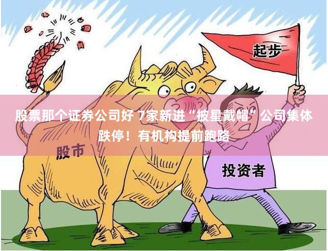 股票那个证券公司好 7家新进“披星戴帽”公司集体跌停！有机构提前跑路